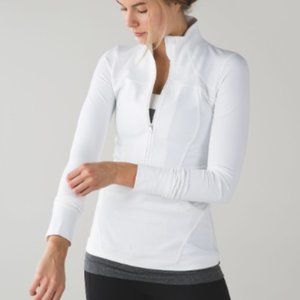 Lululemon 1/2 Zip Define Pullover - White